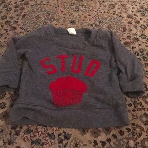 Stud muffin sweatshirt. Gap